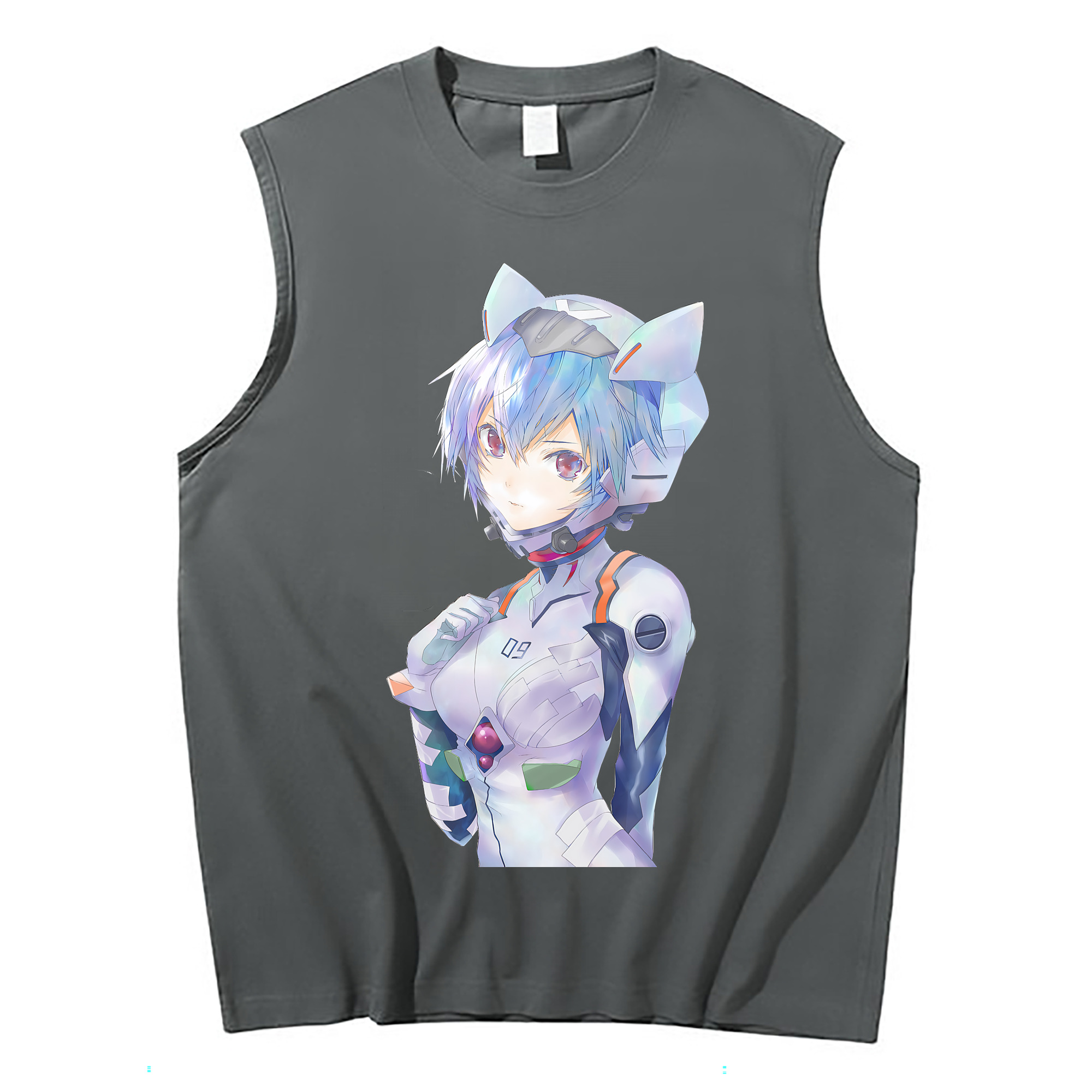 （画像用） EVA 新世紀エヴァンゲリオン コットン100％タンクトップ（フロントプリント）